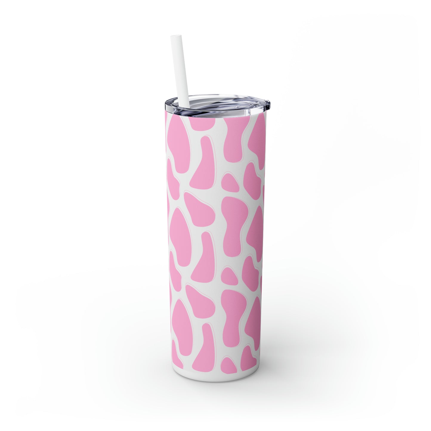 Strawberry Milk Tumbler with Straw, 20oz