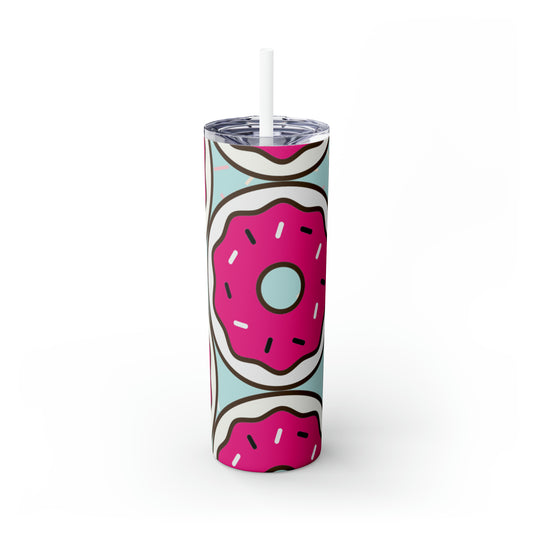 Insulated Donut Tumbler with Straw, 20oz