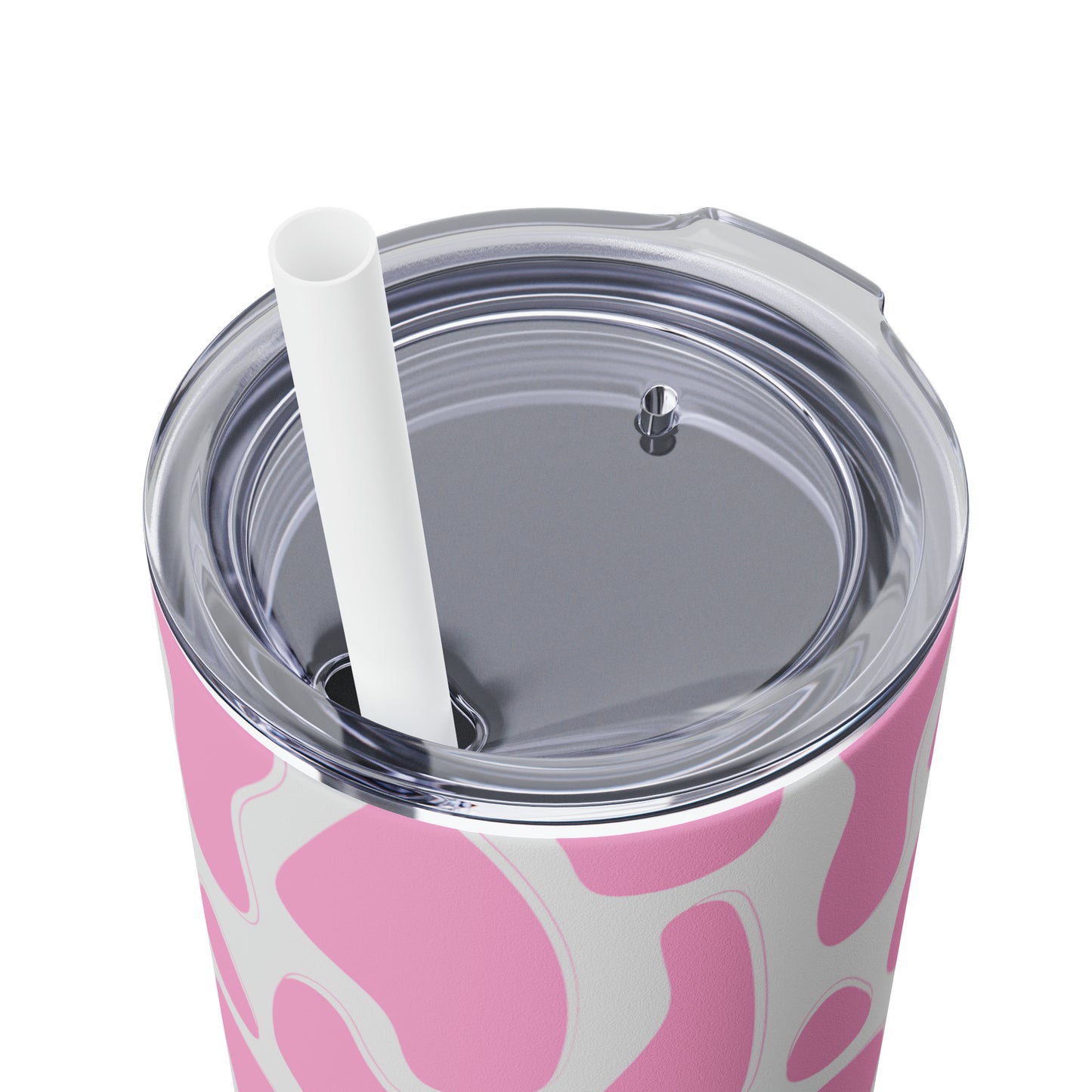 Strawberry Milk Tumbler with Straw, 20oz