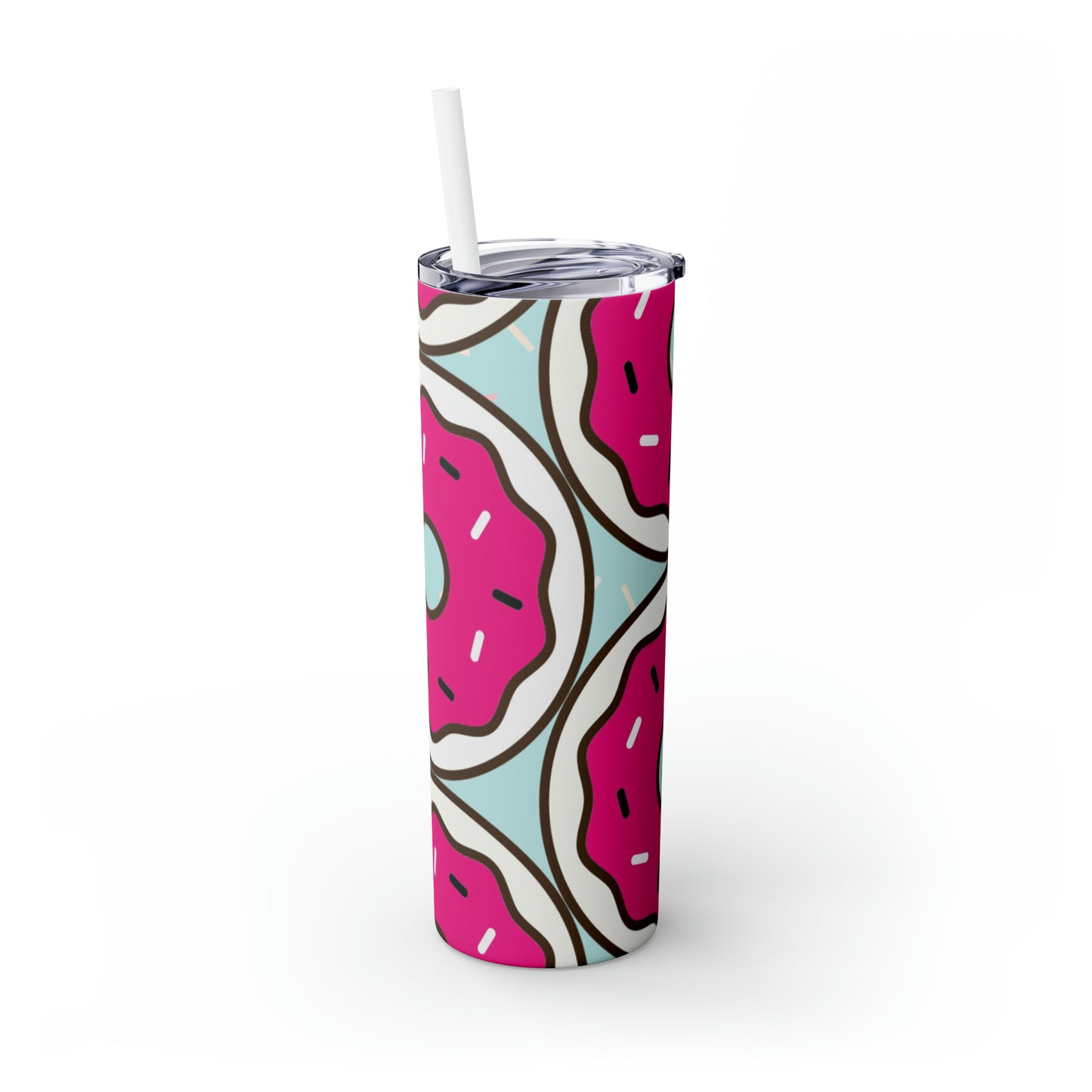 Insulated Donut Tumbler with Straw, 20oz